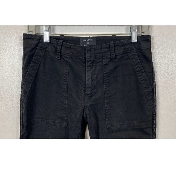 NILI LOTAN JENNA TUXEDO STRIPE SLIM FIT PANTS - Picture 4 of 8